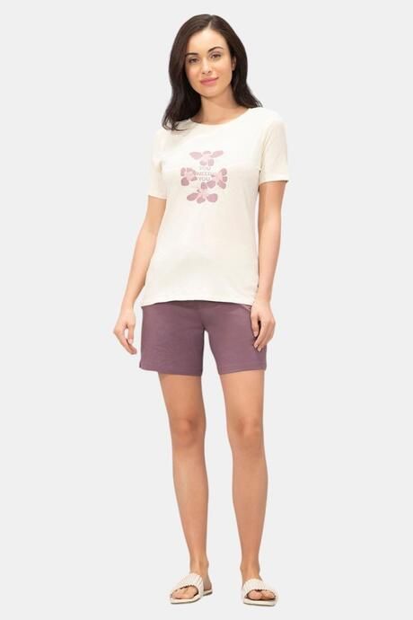 Amante Sleep Shorts - Black Plum — image 5